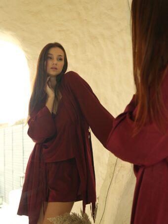 Burgundy Robe