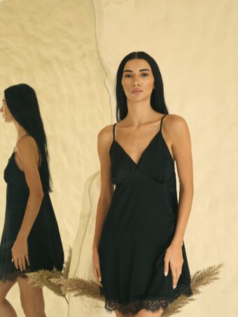 Black Dress with Lace